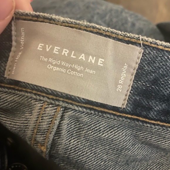 Everlane Blue Jeans High Rise - Picture 3 of 4